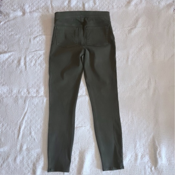 LIKE NEW SPANX Jean-ish Ankle Leggings In Olive/Army Green Size Small - Picture 5 of 8